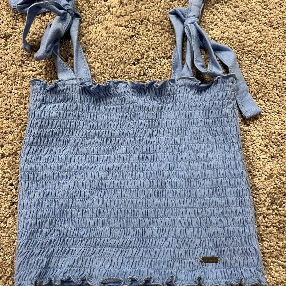 hollister ribbed crop top